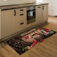 thumbnail image 3 of simhoa Christmas Door Mat Non-Slip Cozy Easy Care Flange Decor Machine Washable Rug for 11 60x180cm, 3 of 8