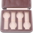 thumbnail image 6 of FETCOI 8 Slots Watch Storage Bag, PU Leather Watch Display Holder Case, Portable 8 Grids Travel Watch Box with Zipper, Multifunctional Jewelry Storage Bag (Brown), 6 of 7