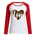 thumbnail image 4 of Xihbxyly Valentines Day Sweatshirt for Women, Women's Valentines Day Long Sleeve Tops Love Heart Print Casual Shirts Tops Blouse, 4 of 4