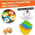 thumbnail image 4 of Egg Poacher, BPA Free Silicone, for Air Fryer, Thickened Stable with Oil Brush, 4 of 4