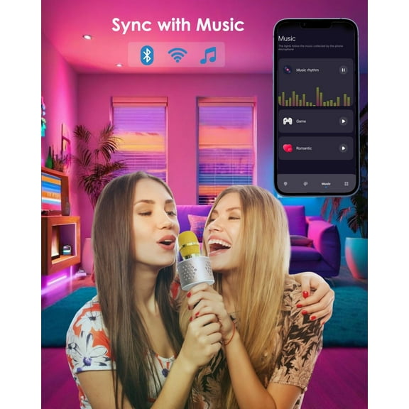 MR16 Smart Light Bulbs, MR16  Bulb Color Changing for Christmas, Compatible with Alexa Google Assistant, 16 Million Colors RGBCW, WiFi & Bluetooth Light Bulbs, Music Sync, 4-Pack