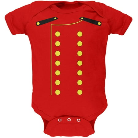 Halloween Hotel Bellhop Costume Red Soft Baby One Piece
