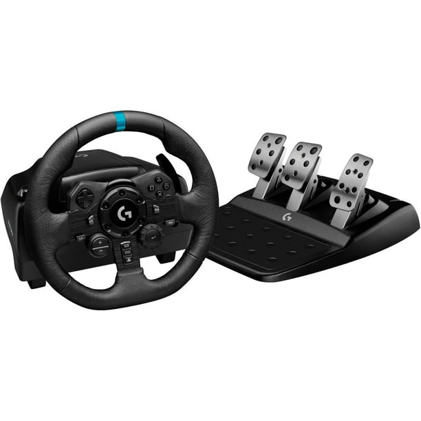 Reacondicionado Volante y pedales de carreras Logitech G923 para PS5, PS4 y PC