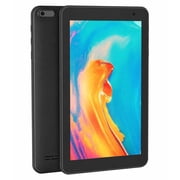 7 inch Tablet, 128GB, Android 13, 8GB (3+5) RAM, Quad-Core, Wi-Fi, Dual Cameras, Black