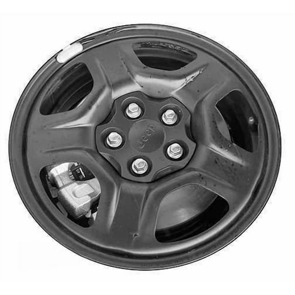 For 2015-2023 Jeep Renegade 16 Inch Powder-Coated Black Steel Rim - OEM Direct Replacement - Road Ready SUV Wheel