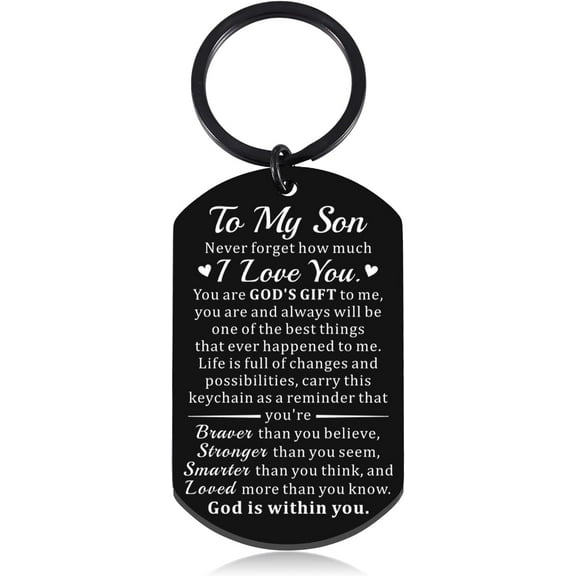 To My Son Gifts from Mom and Dad - Young Men's Gift for Age 20s, Birthday, College, Christmas Stocking Stuffer for Adult Son