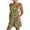 Multicolor, variant on Women Elegant Short Jumpsuit Loose Spaghetti Strap Suspender Bib Overall Cotton Linen Shorts Rompers with Pockets Multicolor XXL