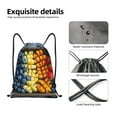 thumbnail image 4 of Lukts Halloween Fruit Platter Pattern Drawstring Backpack Bag Sport Gym Sackpack,String Backpack Sport Bag Sack,Cinch Tote Gym Backpack-Small, 4 of 6