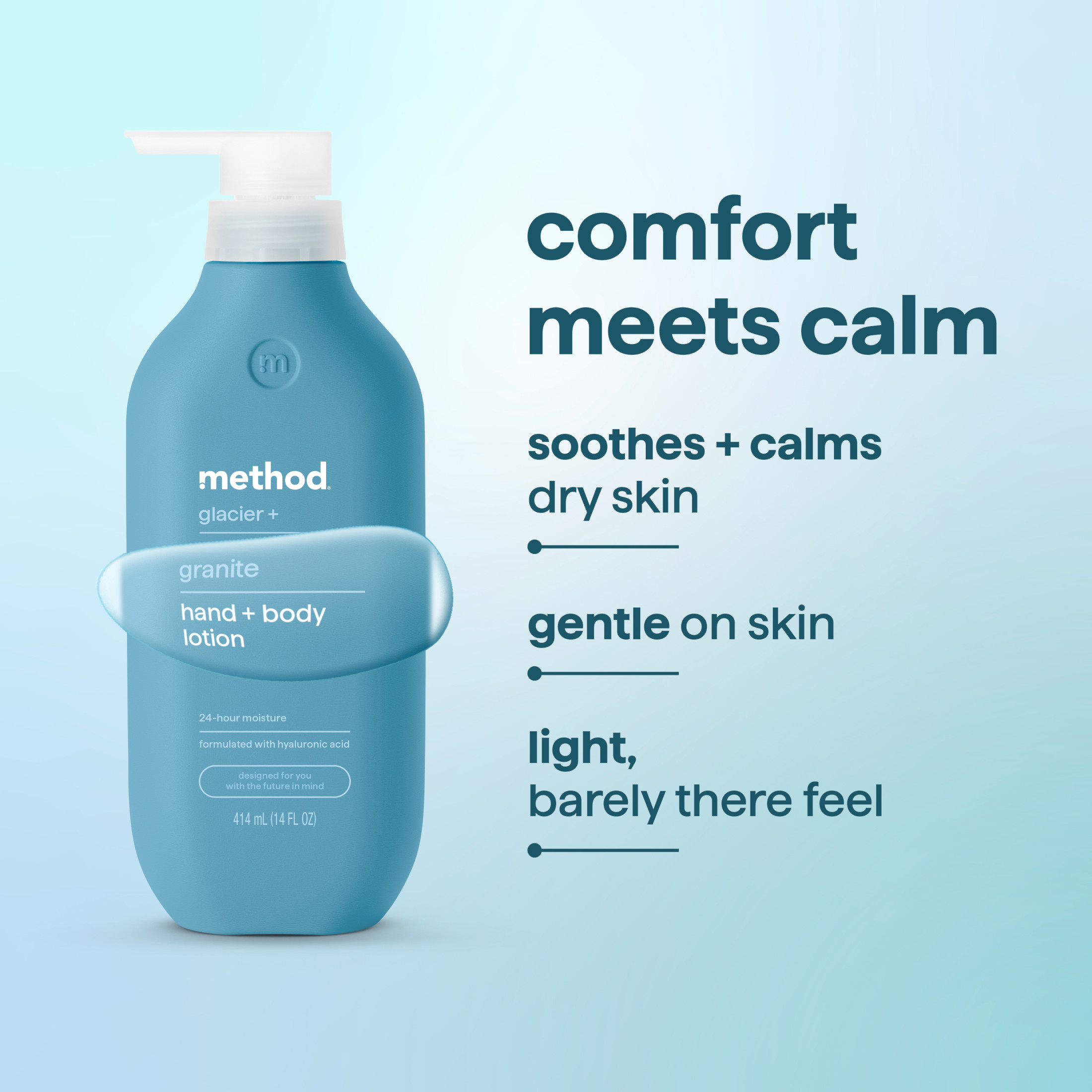 Method Hand + Body Lotion for Men, Glacier + Granite, 14 oz photo 6