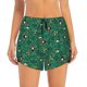 thumbnail image 2 of Balery Cartoon Air Transportation Pantalones cortos deportivos para mujer con forro y dos bolsillos, elásticos, para entrenamiento, gimnasio, yoga-Medium, 2 of 7