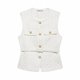 thumbnail image 2 of Chaleco de mujer Blanco S, 2 of 6