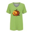 thumbnail image 4 of Bovemsi Business Casual Tops for Women Breathable Loose‑Fit V‑Neck Graphic Short‑Sleeve Prints Fashion Outfits Clothes XL, 4 of 4