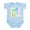 Sky Blue, variant on CafePress - Rainbow Unicorn Infant Bodysuit - Baby Light Bodysuit, Size Newborn - 24 Months