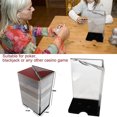 thumbnail image 4 of 8 Decks Playing Cards Holder Transparent Plastic Durable Smooth Blackjack Shoe Discard Tray, 4 of 9