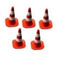 thumbnail image 4 of 5 conos de tráfico a escala 1/64, modelo de simulación, adorno, diorama, accesorio para miniaturas rojo, 4 of 9