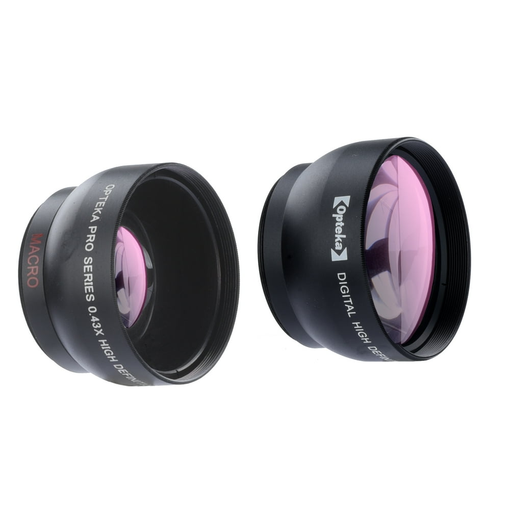 Opteka 52mm 0.43x Wide Angle Macro and 2.2x Telephoto Conversion Lens