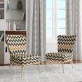 thumbnail image 2 of Designart "Vintage Boho Emerald Charm" Upholstered Modern Accent Chair and Boho Abstract Arm Chair, 2 of 5