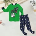 thumbnail image 4 of Toddler Boy Pajamas Monster Truck Cotton Pjs Set Kids Dinosaur 2 Piece Long Sleeve Sleepwear Kaprioy Pajamas Set, 4 of 7