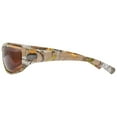 thumbnail image 3 of Hornz Brown Forest Camouflage Polarized Sunglasses for Men - WhiteTail - Free Matching Microfiber Pouch - Brown Camo Frame - Amber Lens, 3 of 3