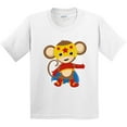 thumbnail image 3 of Inktastic Superhero Monkey, Cute Monkey, Brown Monkey, Cape Youth T-Shirt, 3 of 5