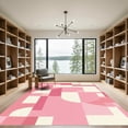 thumbnail image 2 of ODIKA 4'x6' Machine Washable Non-Slip Area Rug, Abstract Pink High Traffic Rug with Pad, Pink, 1058505, 2 of 8