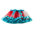 thumbnail image 1 of Gibobby faldas para niña para niñas y niños Fiesta de disfraces Falda de baile de tul arcoíris(Azul, 2-4 Años), 1 of 5