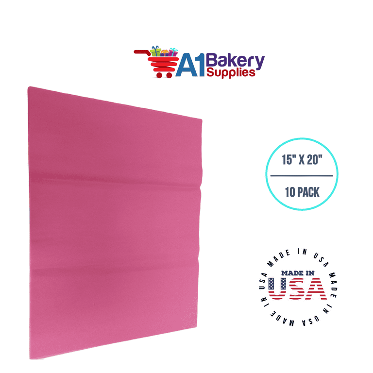 Azalea Pink Tissue Paper Squares, Bulk 24 Sheets, Premium Gift Wrap and Art  Supplies for Birthdays, Holidays, or Presents by Feronia packaging, Large