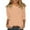 Orange, variant on 3/4 Sleeve T Shirts for Women Mock Neck Womens Blouses Breathable Slim Fit Striped Soft Fabric Womens Summer Tops Casual