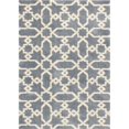 thumbnail image 1 of HomeRoots 354084 3 ft. 3 in. x 5 ft. 3 in. Microfiber Slate Blue Area Rug, 1 of 1