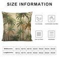 thumbnail image 5 of JEUXUS  Palm Tree Throw Pillow Covers Beautiful Gold Details Pillow Cushion Cases Square Pillowcases for Sofa Couch Bedroom Living Room Car, 5 of 5