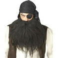thumbnail image 2 of Pirate Beard & Moustache  - Black, 2 of 2