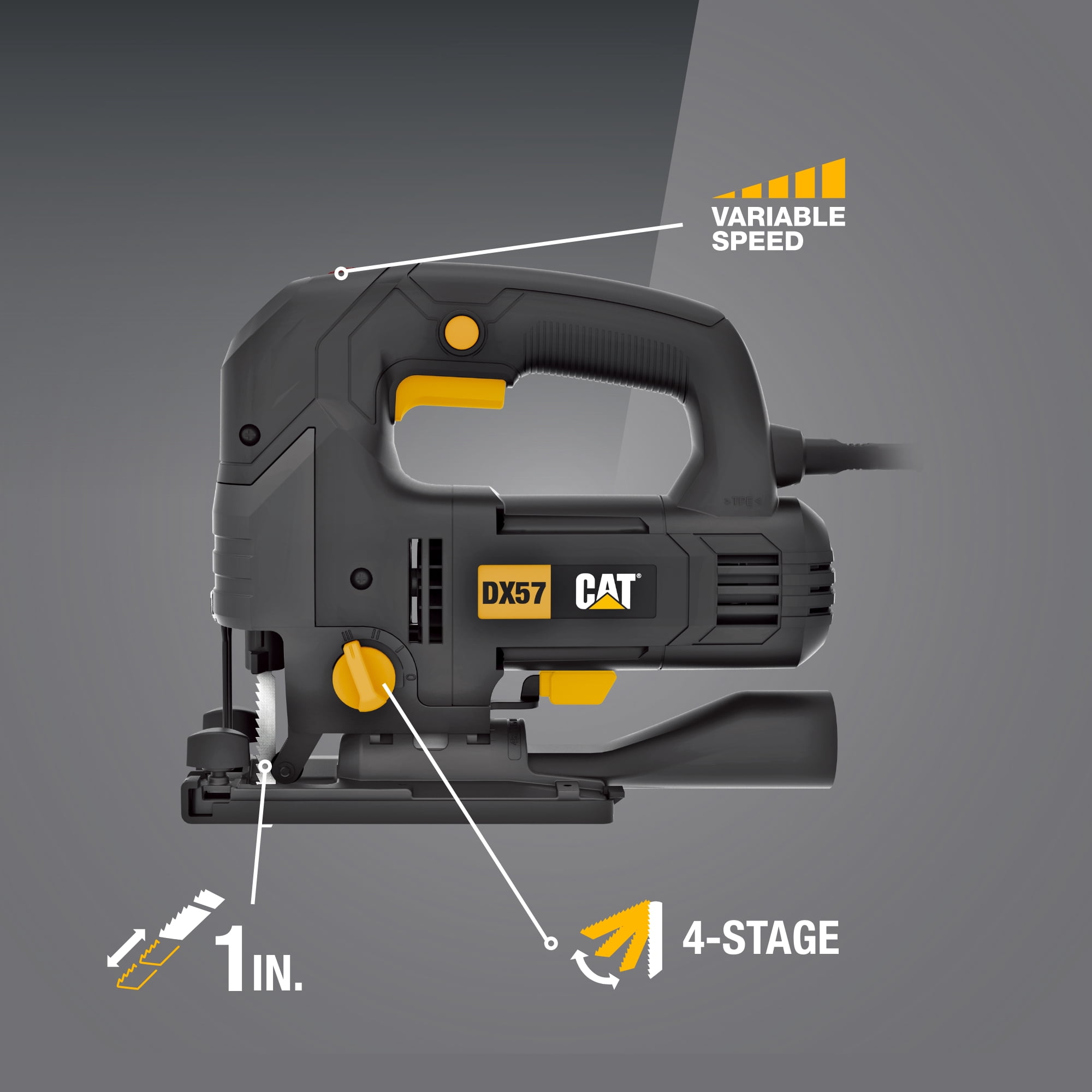 Caterpillar Cat® DX57U Corded Jig Saw 7-AMP