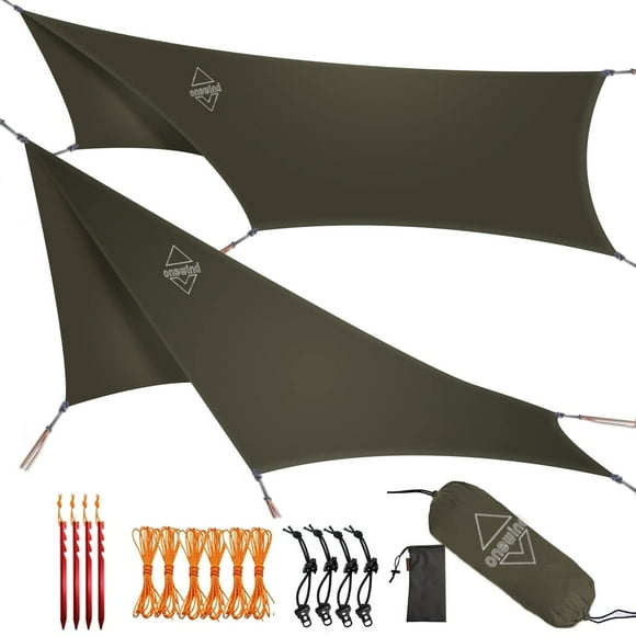 Lona Impermeable para Hamaca Onewind Hexágono 3.7x3m Verde OD