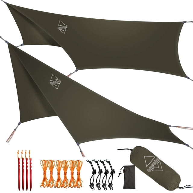 Lona Impermeable para Hamaca Onewind Hexágono 3.7x3m Verde OD