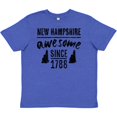 thumbnail image 3 of Inktastic New Hampshire Awesome Since 1788 Youth T-Shirt, 3 of 5