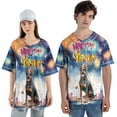 thumbnail image 4 of Happy New Year with Doberman Pinscher Fireworks Holiday Xmas Winter 2025 All Over Print 3D Baseball Shirt Doberman Dog Lover Gifts Softball Sport - 00025, 4 of 6