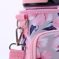 thumbnail image 4 of Funda Cartuchera Neopreno Con para Botella 1000ML Correa (flor) Rosa, 4 of 6