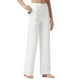 thumbnail image 1 of Pantalones de yoga Willit, vestido de pierna ancha con bolsillos de trabajo, color blanco, talla L, para mujer, 1 of 7