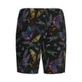 thumbnail image 2 of Lsque Lavender Flowers Mens Sleep Pajama Shorts,Short Pajama Pants, Cotton Ultra-Soft Knit-3X-Large, 2 of 9