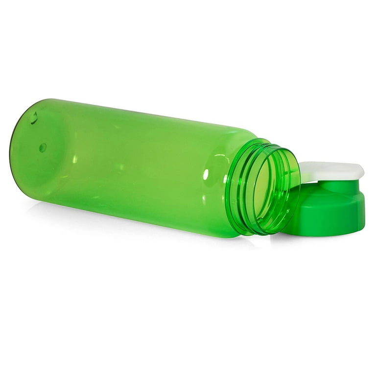 Copco Clip-and-Go Sports Water Bottle with Flip Top Lid, 24-ounce, Green