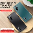 thumbnail image 3 of Compatible with Huawei P30 Pro Case, IBAOLE Luxury Soft Liquid Silicone Shockproof Protection Phone Case + Frosted Tempered Glass Back Cover IBAOLE P30 Pro (6.47 inch) (Midnight Green)Midnight Green-, 3 of 9