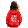 thumbnail image 6 of HUITKMM Double Digits Birthday Hooded Sports Jacket for Girls Athletic Pullover Sweatshirt with Pocket, 6 of 6