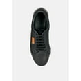 thumbnail image 6 of ASHFORD Black Fine Leather Handcrafted Sneakers, 6 of 7