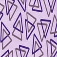 thumbnail image 1 of Ahgly Company Machine Washable Indoor Square Transitional Periwinkle Pink Area Rugs, 4' Square, 1 of 7