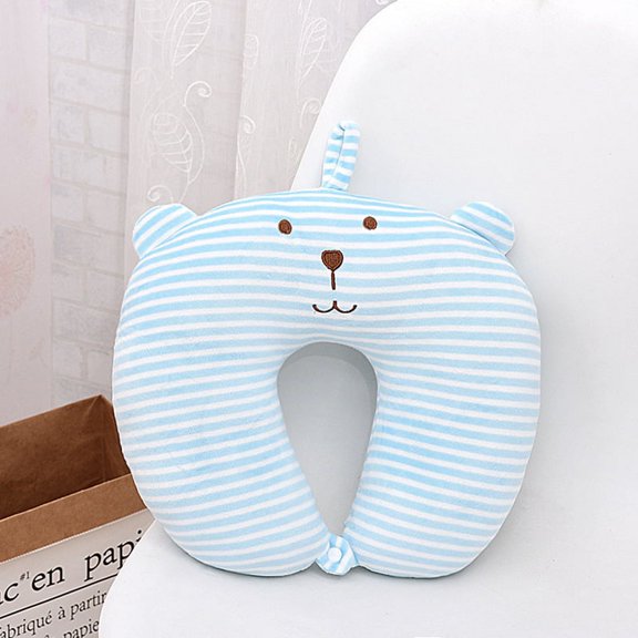 Cartoon Animation U-Shape Neck Pillow Soft Skin Travel Neck Pillow