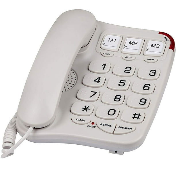 Braille Big Button Phone for Visually Impaired and the Elderly