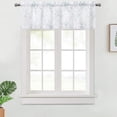 thumbnail image 2 of Yesfashion Valance Curtains for Kitchen, Tree Branch Printed Linen Textured Rod Pocket Valance Curtains for Kitchen Cafe, 1 Panel, 2 of 9