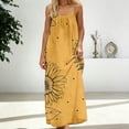 thumbnail image 5 of Tqyyweavej Backless Cami Dress for Women Print Flowy Sleeveless Maxi Dress Spaghetti Strap Loose Summer Loungewear Dress S-2XL, 5 of 7