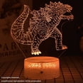 thumbnail image 2 of Godzilla Night Light Godzilla vs. Kong Series Décor Lamp Kid’s Room LED Atmosphere Light, Remote Control&16 Colors as Birthday Gifts for Baby, 2 of 5