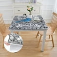 thumbnail image 2 of Acheng Bird Flower Plants Outdoor Fitted Tablecloth 100% Polyester Fiber 52*52, 2 of 8